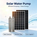 Solar screw pump high head agricultural irrigation DC brushless photovoltaic solar water pump cross-border bestseller